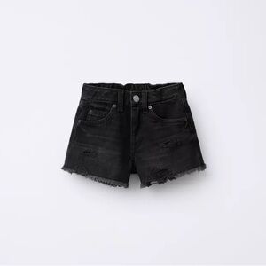 Black Denim Women Shorts